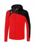Erima Club 1900 2.0 Hoody Jacket - rot/schwarz Erima Club 1900 2.0 Hoody Jacket - rot/schwarz