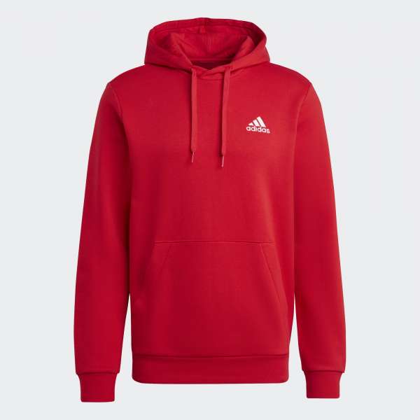 adidas feelcozy Hooded Sweatshirt - rot