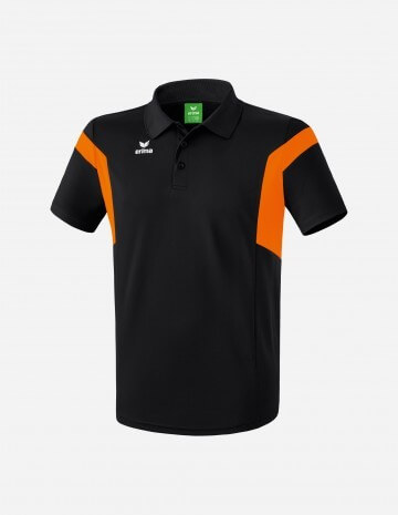 Erima Polo Shirt Kinder - schwarz/orange