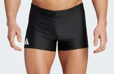 adidas SOLID BOXER-BADEHOSE schwarz