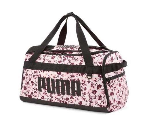 Puma Challenger Duffle Bag S - chalk pink/floral aop
