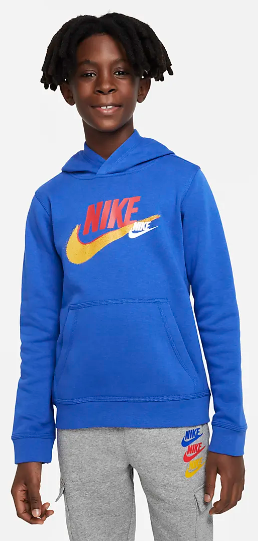 Nike Sportswear Standard Issue Hoody -blau