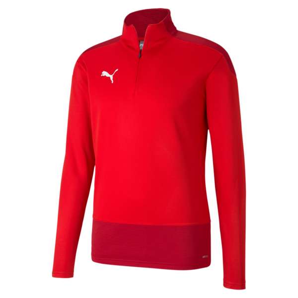 Puma teamGoal 23 Training 1/4 Zip Top - rot