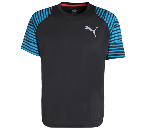 Puma Vent Graphic Tee Shirt - grau/blau