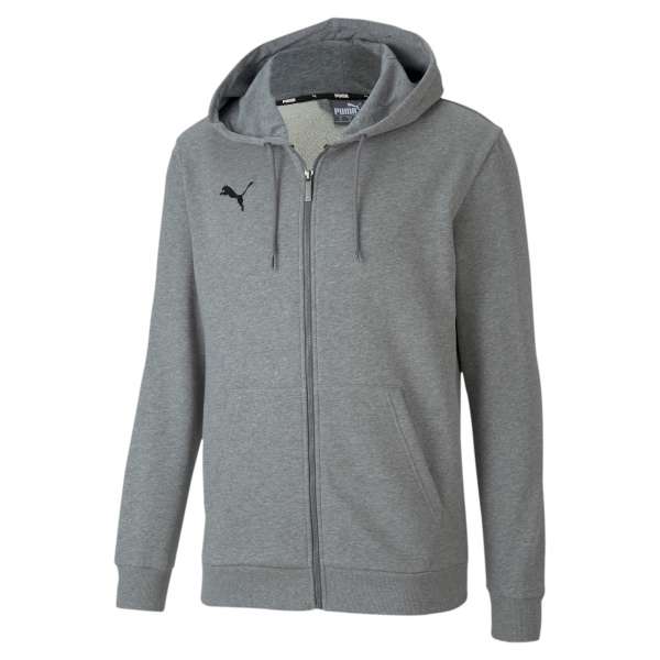 Puma teamGOAL Causals Hoody Jacke KIDS - grau