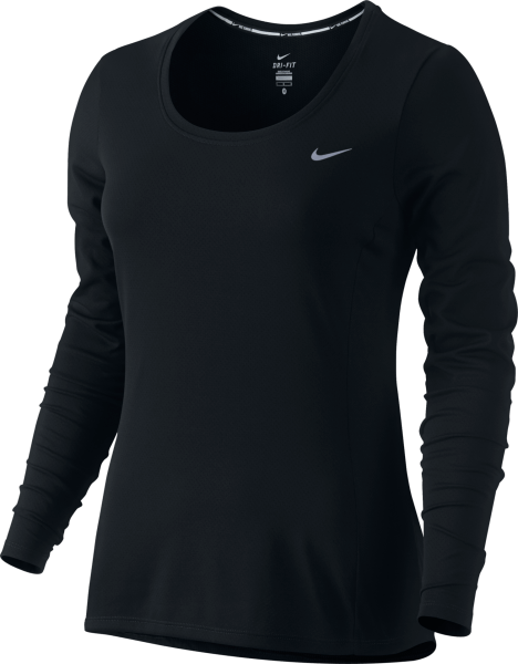 Nike Damen Langarmshirt - schwarz