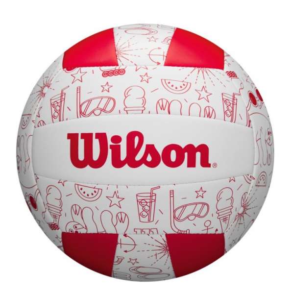 Wilson Seasonal Red Beachvolleyball