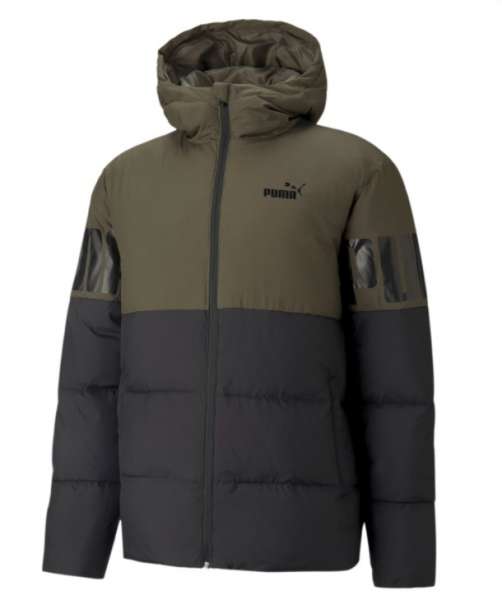 Puma Ess + CB Down Jacket Oliv