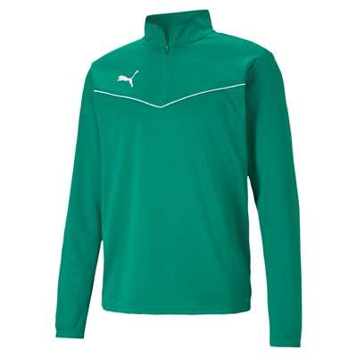 Puma teamRISE 14 Zip Top - grün