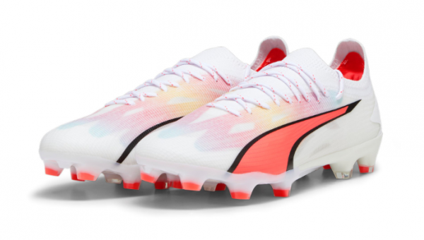 Puma ULTRA ULTIMATE FG/AG PUMA White-PUMA Black-Fire Orchid