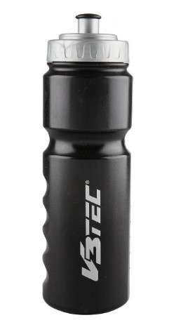 V3Tec Wasserflasche Basic - schwarz