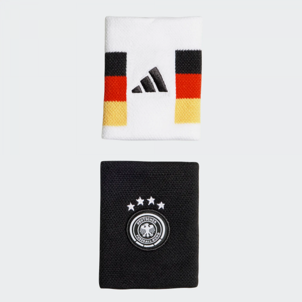 adidas DFB Schweißband - schwarz/weiß