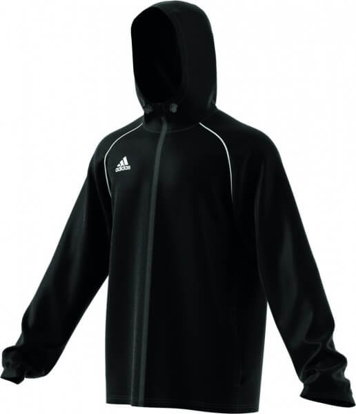 adidas Core 18 Rain Jacket Kinder - schwarz