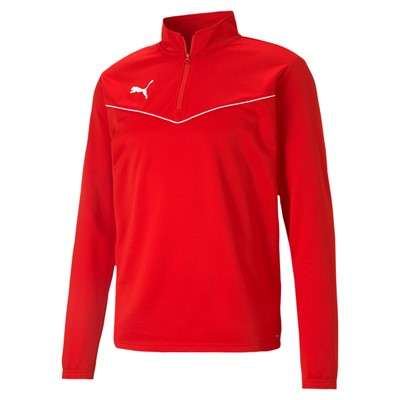 Puma teamRISE 14 Zip Top - rot