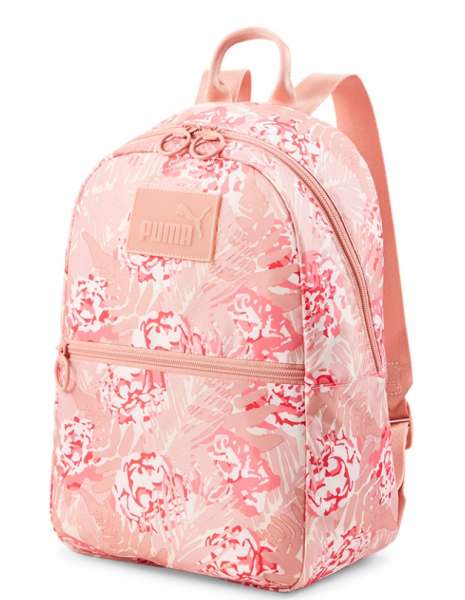 Puma Core Pop Backpack - chalk pink aop/chalk rose aop