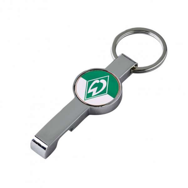 Werder Bremen Schlüsselanhänger Flaschenöffner - silber