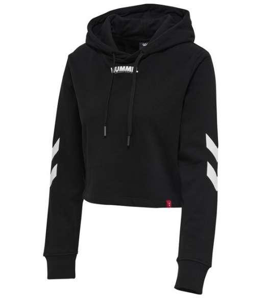 Hummel Legacy Woman Cropped Hoodie -schwarz