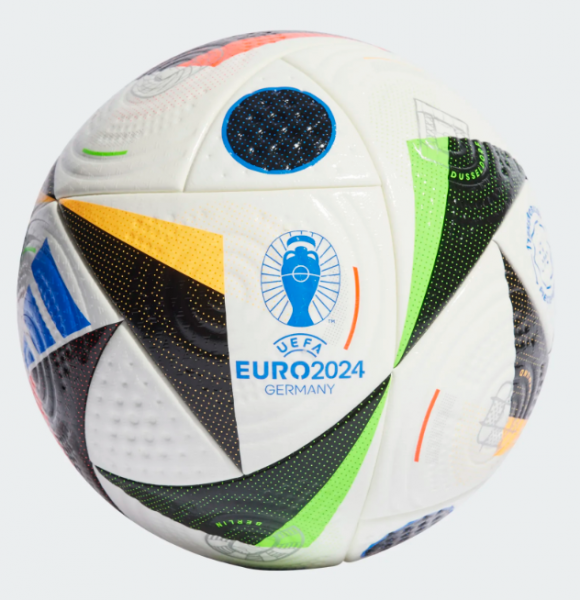adidas EURO24 Pro Spielball - weiß