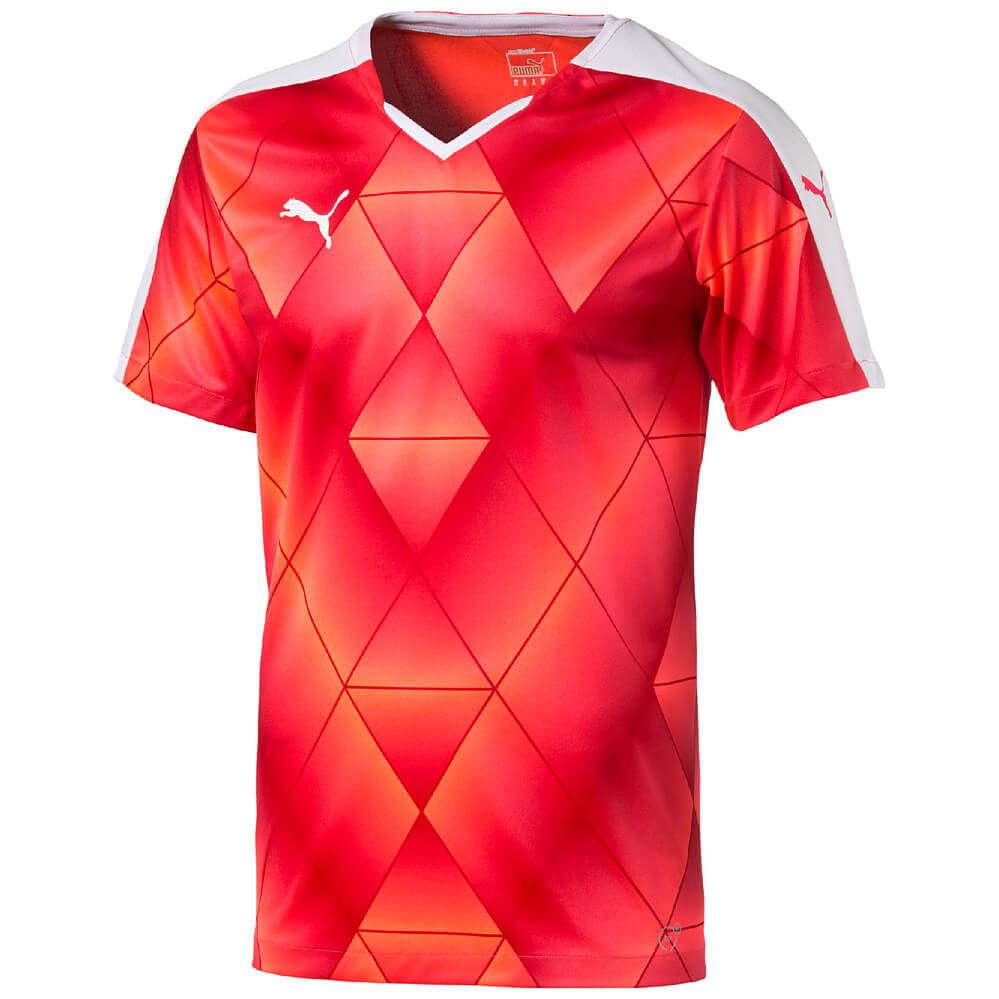 Puma trikot rot weiß discount
