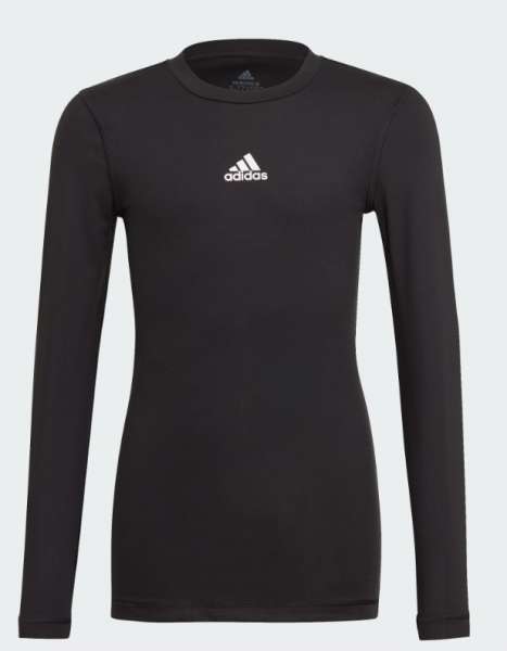 Adidas TechFit Longsleeve Kids - schwarz