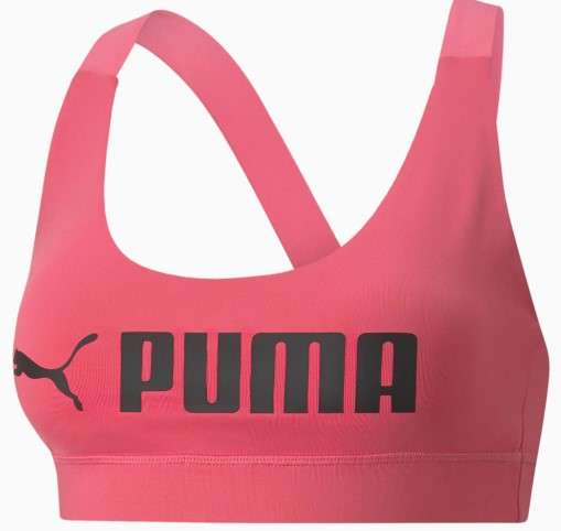 Puma MID Impact Puma Fit Bra - sunset pink