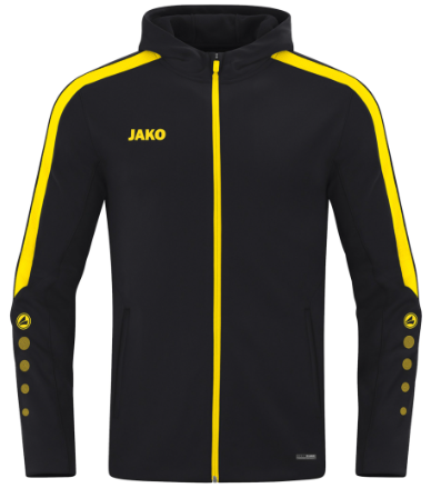 Jako Polyesterjacke Power schwarz/citro