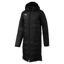 Puma Liga Sideline Bench Jacket long - schwarz