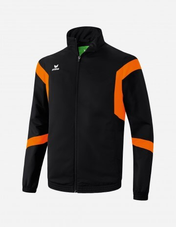 Erima Classic Team Präsentationjacke Kinder - schwarz/orange