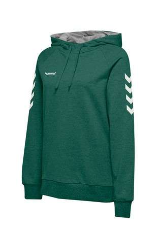 Hummel Go Cotton Hoodie Damen grün