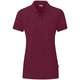 Jako Poloshirt Organic Damen - maroon