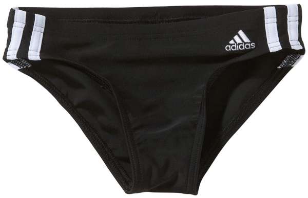 adidas Kinder 3S Badehose - schwarz