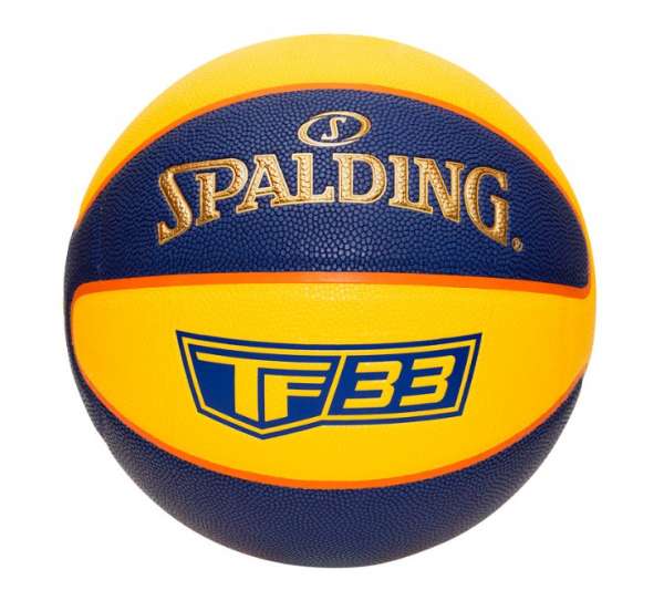 Spalding TF-33 Gold In/out Basketball - blau/gelb