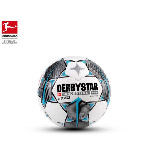 Derbystar Bundesliga Brillant Mini - schwarz/ weiß/ blau