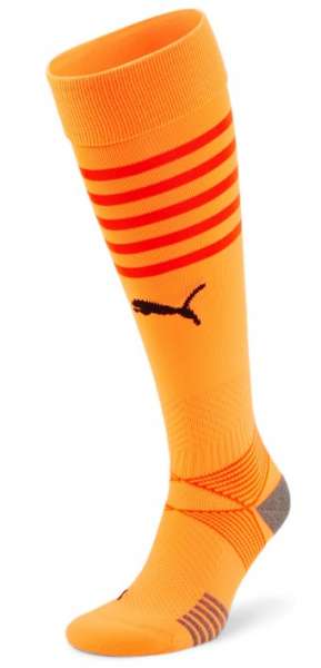 Puma teamFINAL Socks - neon citrus/puma black