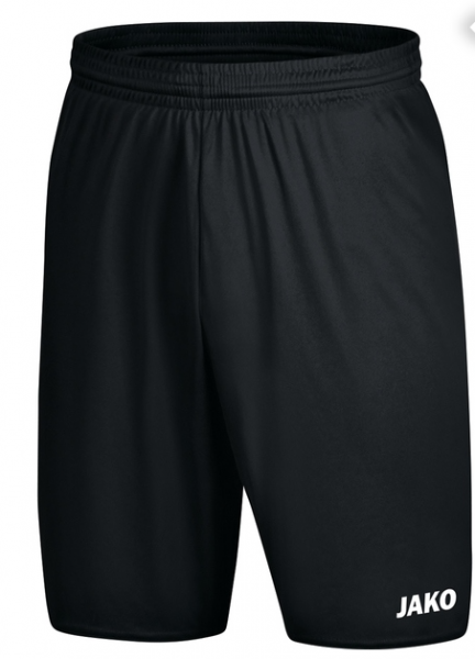 Jako Sporthose Manchester 2.0 ohne Innenslip Unisex - Schwarz