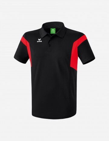 Erima Polo Shirt Kinder - schwarz/rot
