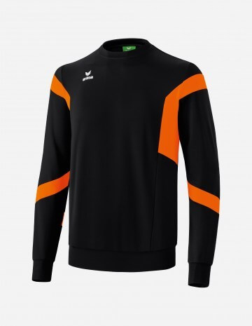 Erima classic Team Sweatshirt Kinder - schwarz/orange