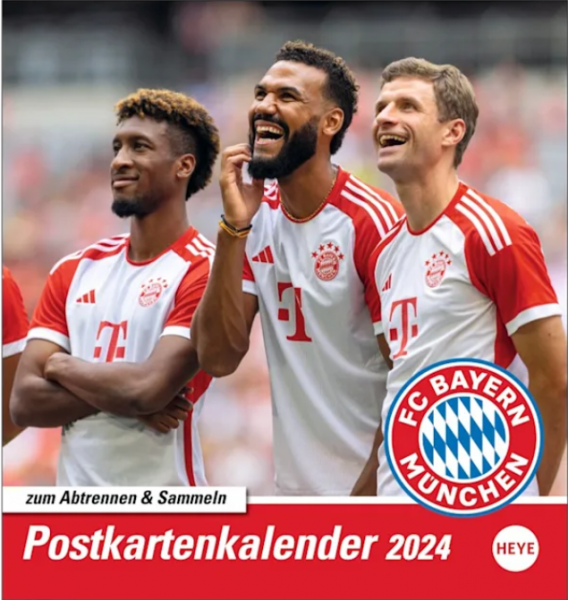 FC Bayern München Postkartenkalender