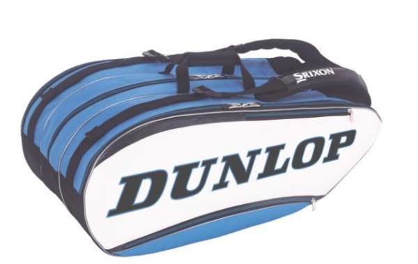 Dunlop Srixon 12 Schlägertasche weiß/blau
