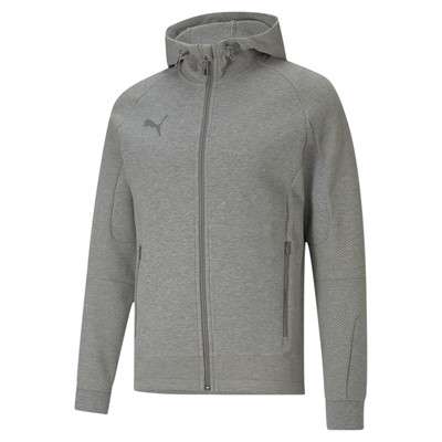 Puma teamCUP Casuals Hooded Jacket - grau