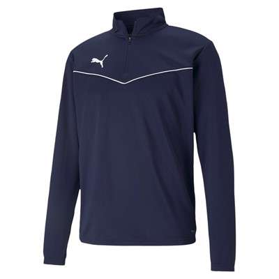 Puma teamRISE 14 Zip Top - dunkelblau