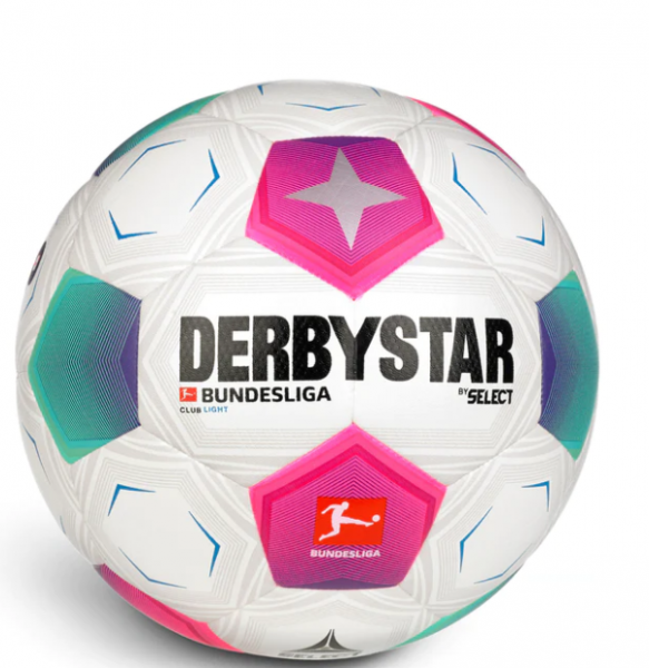 Derbystar Bundesliga Club Light V23 - Weiß/Pink/Türkis