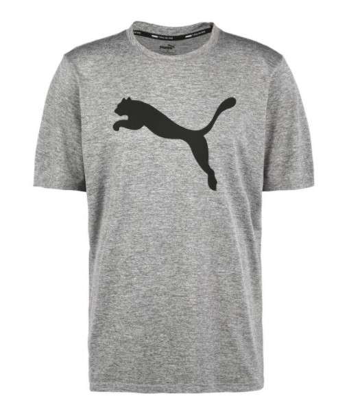 Puma Train Fav Heather Cat SS Tee Herren medium grey heather