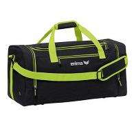 Erima Sportsbag Squad L - schwarz/lime