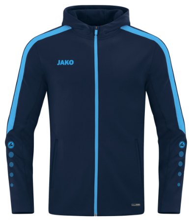 Jako Kapuzenjacke Power marine/skyblue