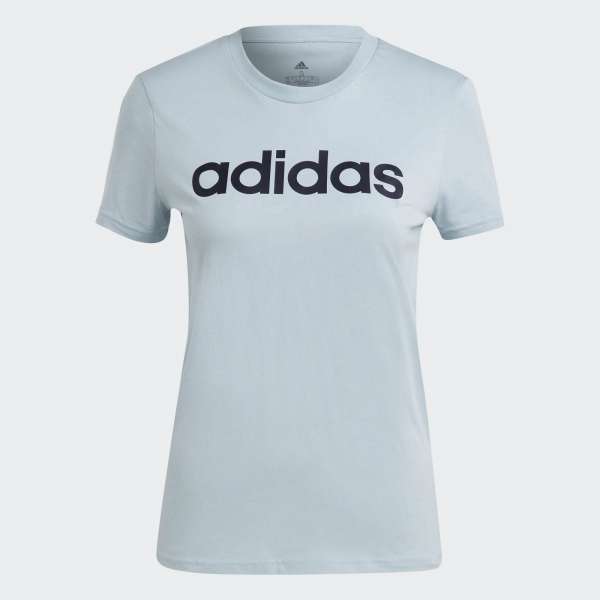 adidas Logo T-Shirt - hellblau