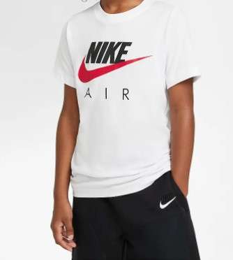 Nike Air T-Shirt Boys - white/university red