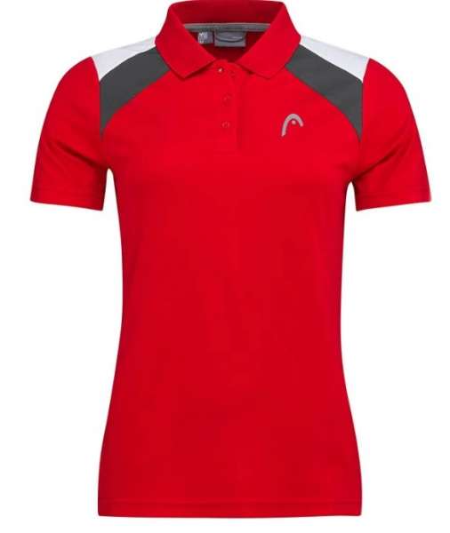 Head Club 22 Tech Polo Shirt rot Damen