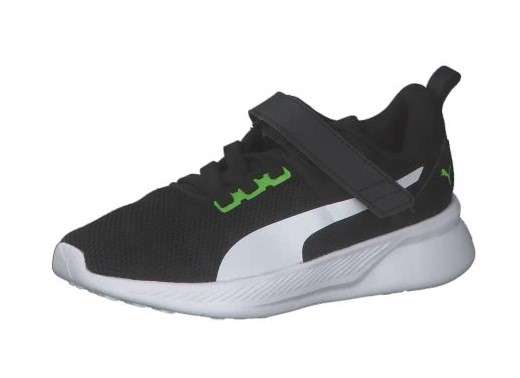 Puma Flyer Runner V PS Kids schwarz/weiß/grün