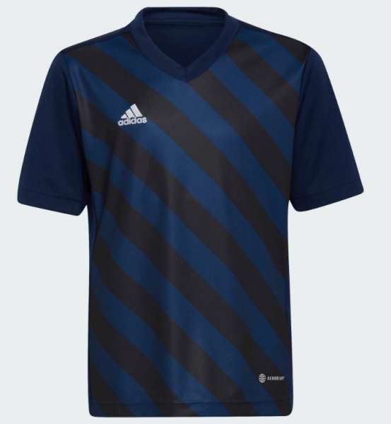 Adidas Entrada22 GFX Jersey Kids - schwarz/blau